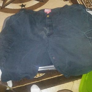 Black cargo shorts